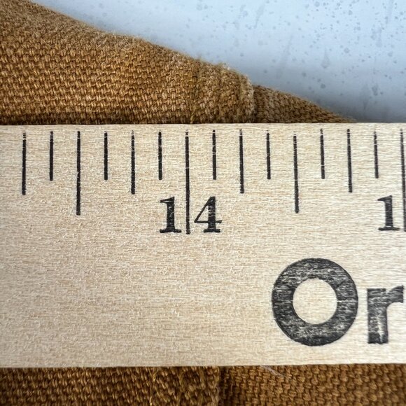 Carhartt Duck Canvas Quilted Jacket Youth Small 7-8 Tan Full Zip Hooded Bomber - Picture 16 of 16